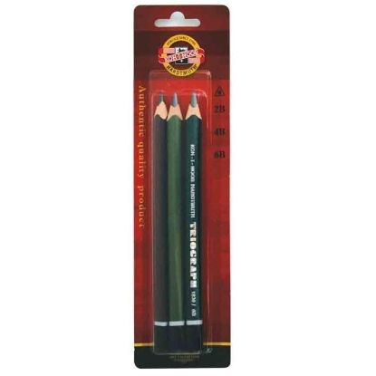 Picture of Triograph Graphite Pencil 3Pcs 2B,4B,6B