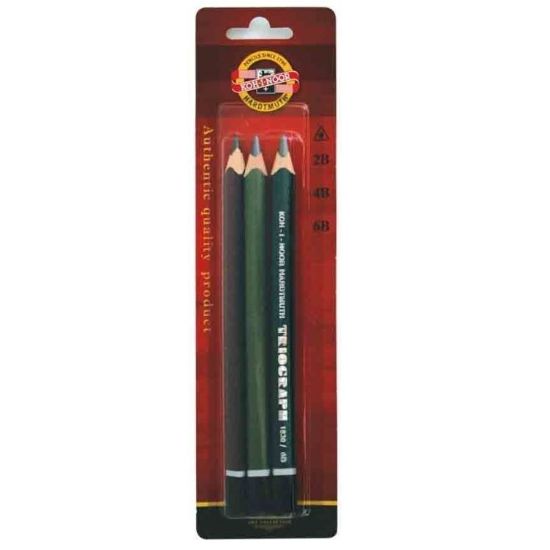 Picture of Triograph Graphite Pencil 3Pcs 2B,4B,6B