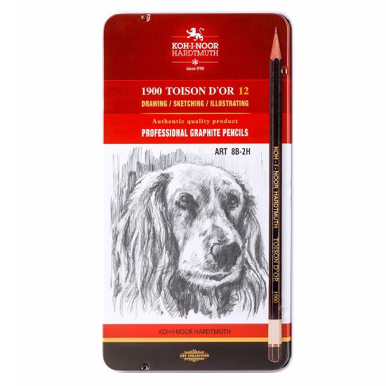 Picture of Toison D' Or Artist Graphite Pencil Tin 8B-2H 12