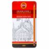 Picture of Graphic Graphite Pencil 12Pcs Tin Set  5B-5H