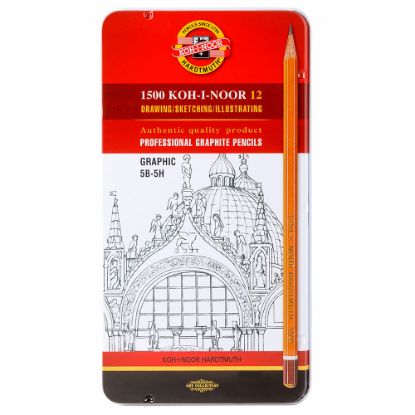 Picture of Graphic Graphite Pencil 12Pcs Tin Set  5B-5H
