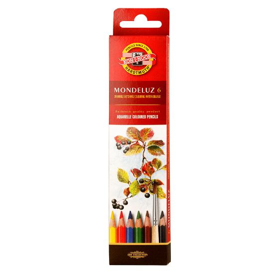 Picture of Aquarelle Colour Pencils 6 Set