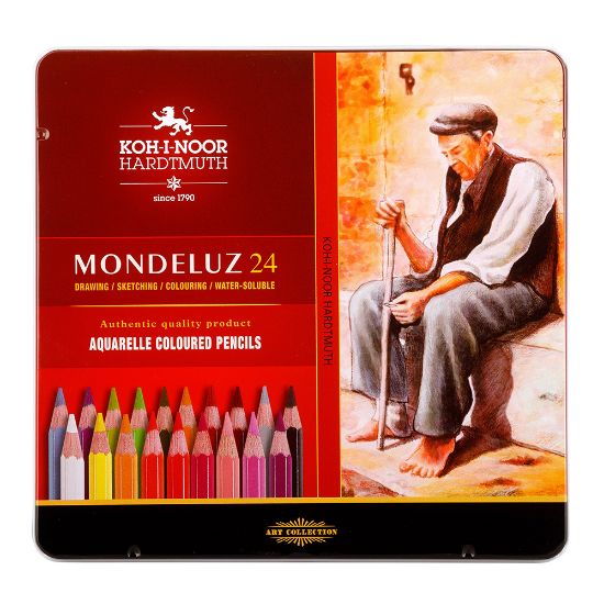Picture of Aquarelle Pencil Tin Of 24