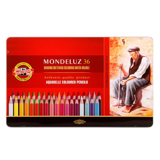 Picture of Aquarelle Pencil Tin Of 36