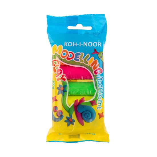 Picture of Modelling Clay Flourescent 100G 5Pc