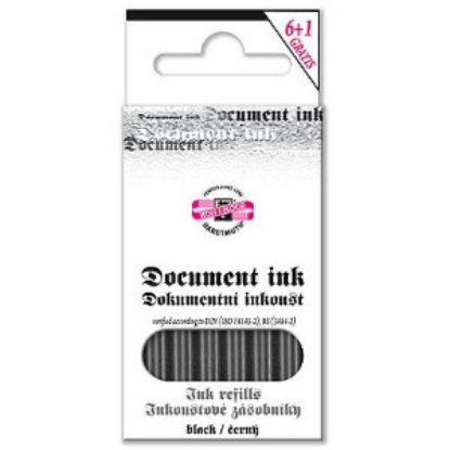 Picture of Document Black Ink Cartridges 6Pc 