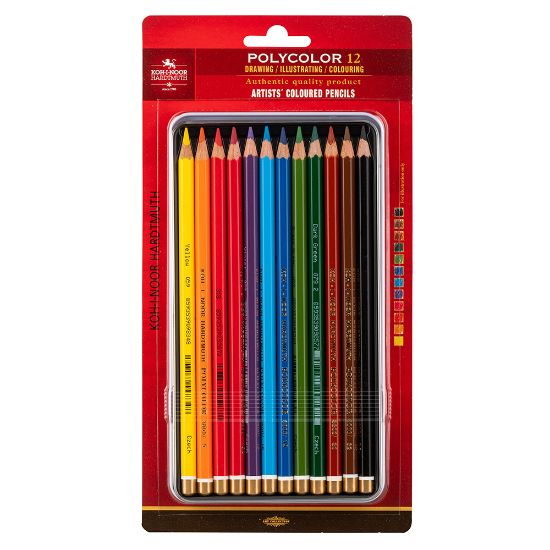 Picture of Polycolor Pencil 12Pcs Tin Set  Blister Pack 