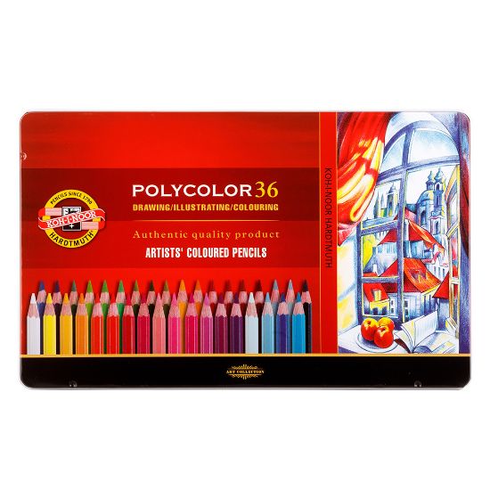 Picture of Polycolor Pencil 36Pcs Tin Set 