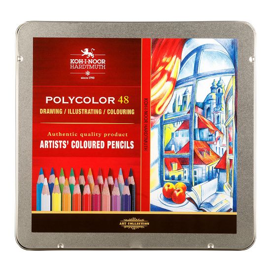 Picture of Polycolor Pencil 48Pcs Tin Set 