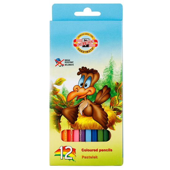 Picture of School Coloured Pencils 12Pcs Box