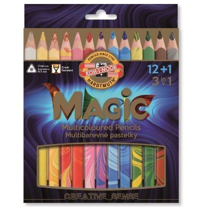 Picture of Magic Coloured Pencil Set 12+1