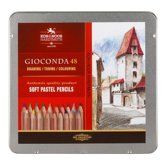 Picture of Gioconda Pastel Chalk Pencils 48Pcs Tin Set 