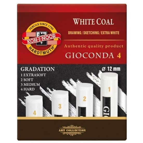 Picture of White Coal Assorted Grades Round 4Pcs