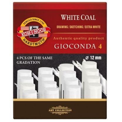 Picture of White Coal Hard Round 4Pcs