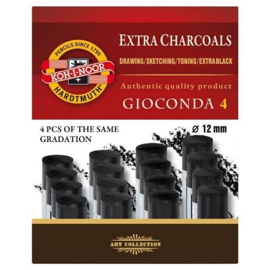 Picture of Charcoal Extra Soft Round 4Pcs