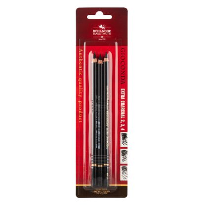 Picture of Black Charcoal Pencil 3Pcs