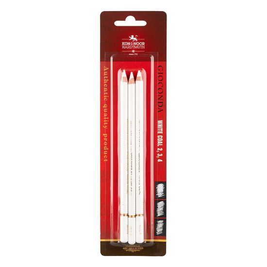 Picture of White Coal Pencils 3Pcs