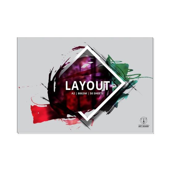 Picture of Layout Pad A2 80Gsm 50Sht
