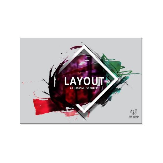 Picture of Layout Pad A3 80Gsm 50Sht