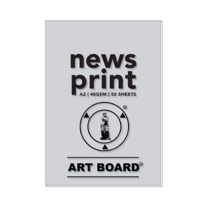 Picture of News Print Pad A2 48Gsm 50Sht