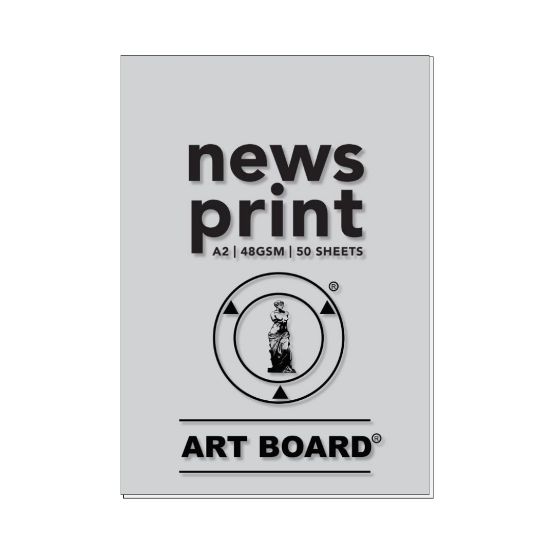 Picture of News Print Pad A2 48Gsm 50Sht