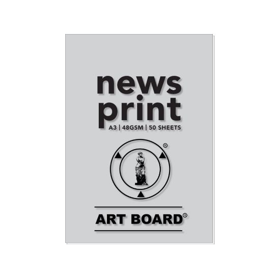 Picture of News Print Pad A3 48Gsm 50Sht