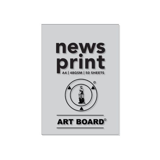Picture of News Print Pad A4 48Gsm 50Sht