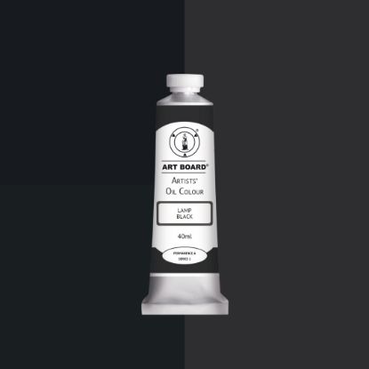 Picture of Artists Oil 40Ml Lamp Black 