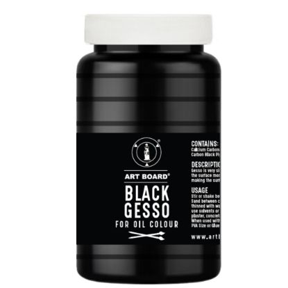 Picture of Artists Black Gesso 1Litre