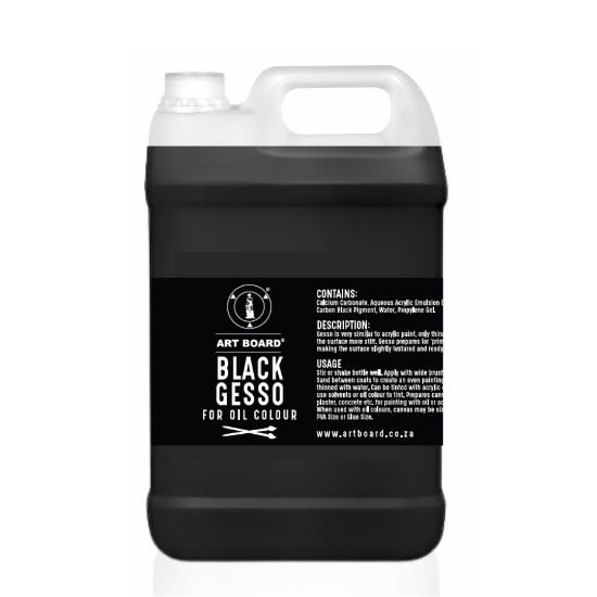 Picture of Artists Black Gesso 5Litre