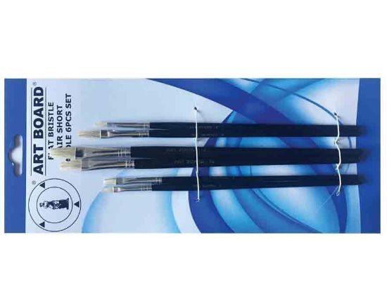 Picture of Art Board 6Pcs Bristle Hair Brush Set