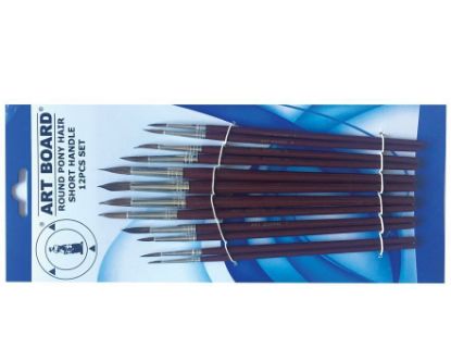 Picture of Art Board 12Pcs Pony Hair Brush Set