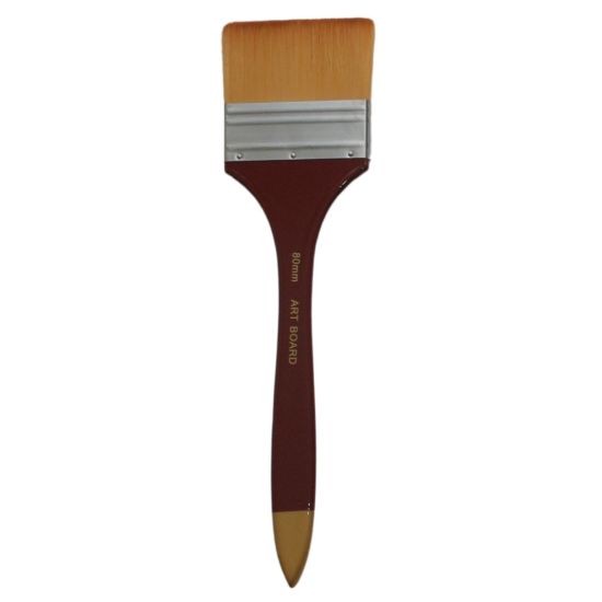Picture of Golden Taklon Broad Flat 80Mm