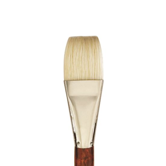 Picture of Renaissance Short Handle Flat Brush #2