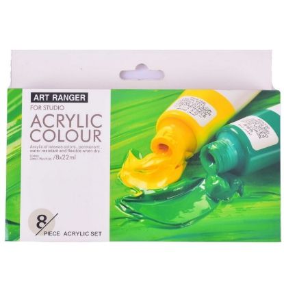 Picture of Art Ranger Acrylic Set Regular Colours 8X22ml 