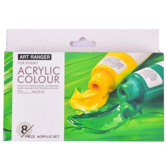 Picture of Art Ranger Acrylic Set Regular Colours 8X22ml 