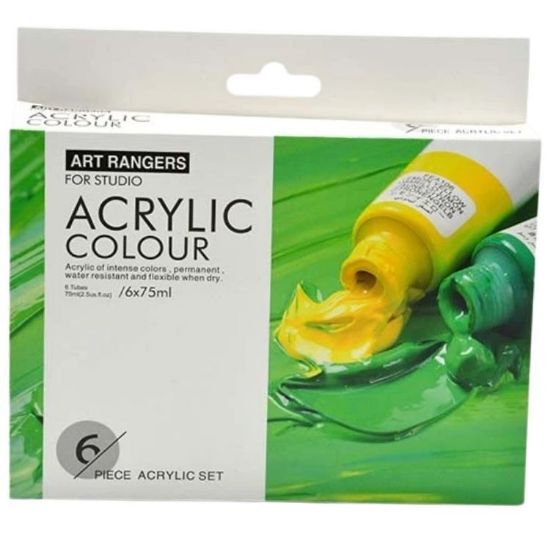 Picture of Art Ranger Acrylic Set Regular Colours 6X75ml
