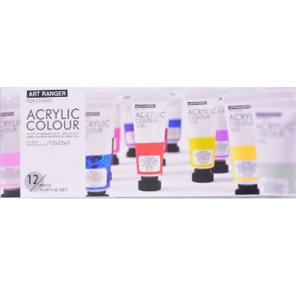Picture of Art Ranger Acrylic Set Regular Colours 12X22ml 