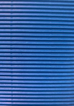 Picture of E-Flute Corrugated Board 50X70 Blue
