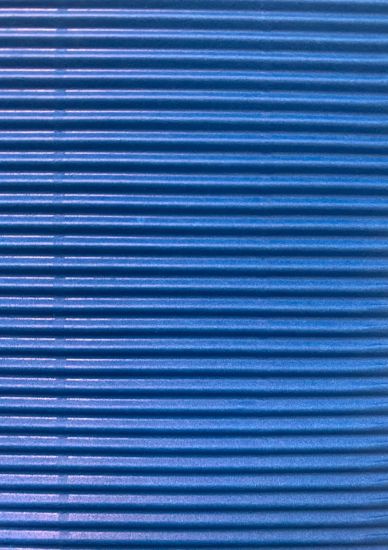 Picture of E-Flute Corrugated Board 50X70 Blue