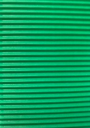 Picture of E-Flute Corrugated Board 50X70 Green