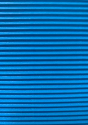 Picture of E-Flute Corrugated Board 50X70 Pacific Blue