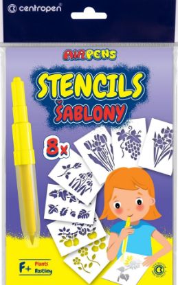 Picture of Stencils 8Pcs Flowers