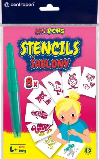 Picture of Stencils 8Pcs Girls