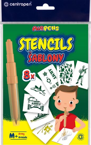 Picture of Stencils 8Pcs Army