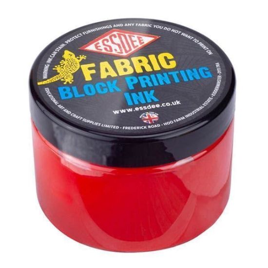 Picture of Fabric Block Printing Ink Red