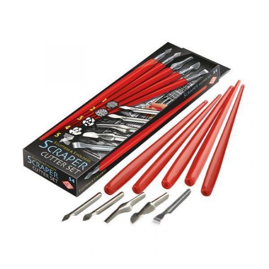Picture of Essdee Scraper Cutter Set 5Pcs With Handle