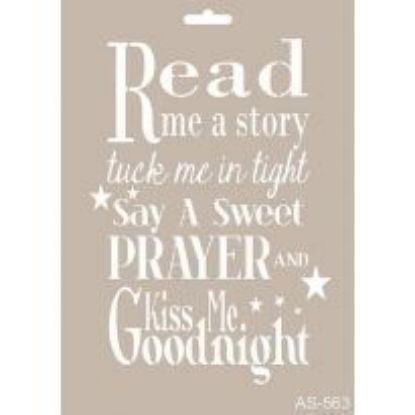 Picture of Cadence Stencil Read Me Story