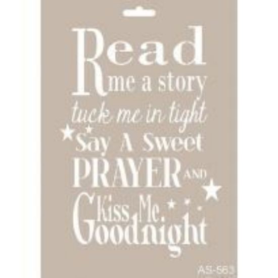 Picture of Cadence Stencil Read Me Story