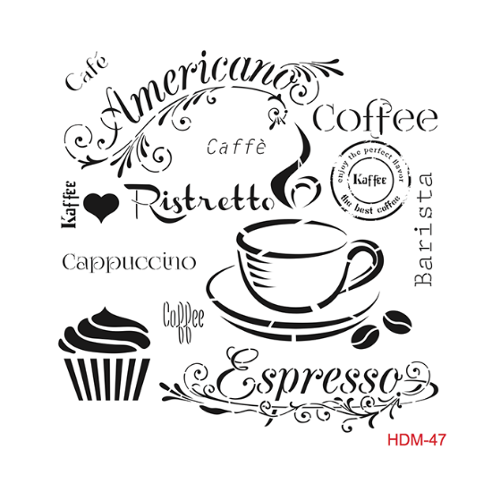 Picture of Cadence Stencil Coffee